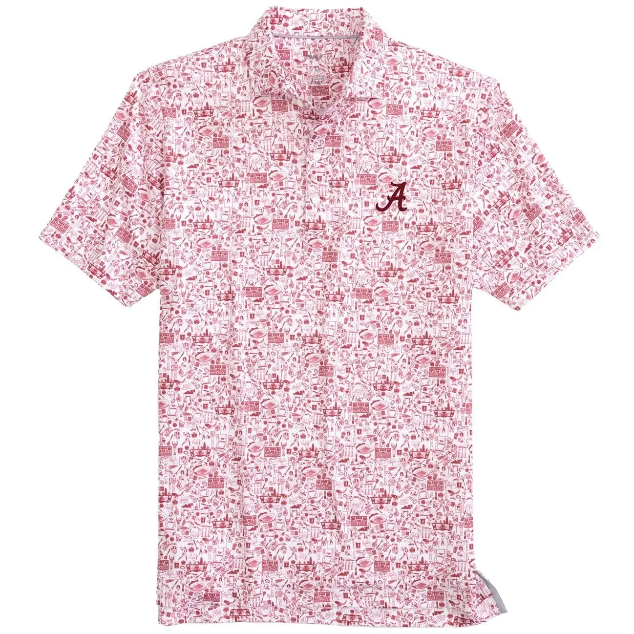 Alabama Crimson Tide johnnie-O Tailgater Polo - Crimson