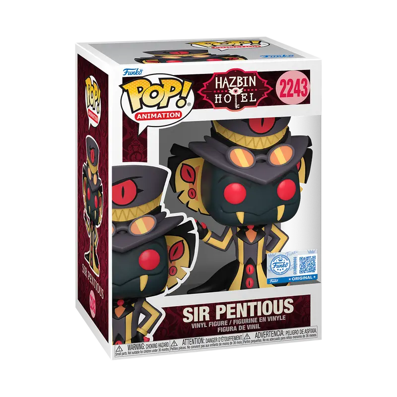 Funko Pop! Animation: Hazbin Hotel Sir Pentious Specialty Series Vinyl Figure With Protector