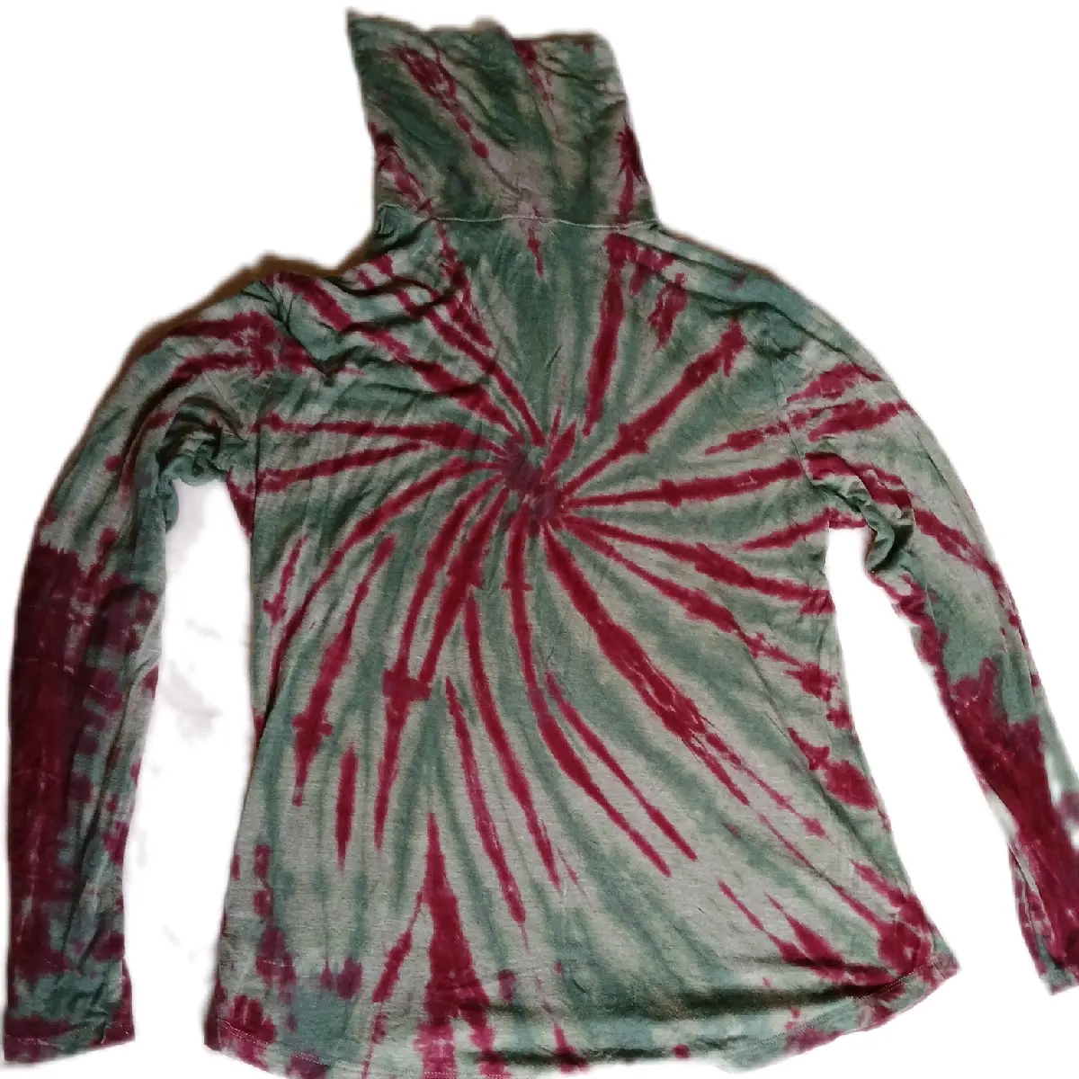 Medium  Painted Turtleneck 0166 Tiedye Turtleneck Womens Size Medium