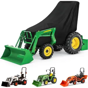 Tractor Covers Waterproof Compatible with Kubota, Bobcat,Tractor Accessories,600D Tractor Cover Tractor Cover with Black Protective Bag