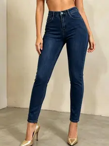 butt lift stretchy tummy control  high waist jeans stretchy slim fit jean for women women  hourglass figure casual pants for women women's jean   denim trousers 2026 fasion