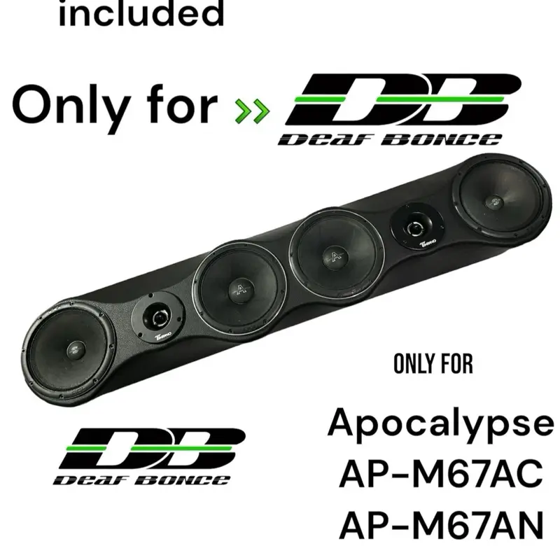 Apocalypse Speaker Racks Universal Speaker Panel 4x6.5 2 X Tweters Pod ( Wood And Fabric ) Roof ...
