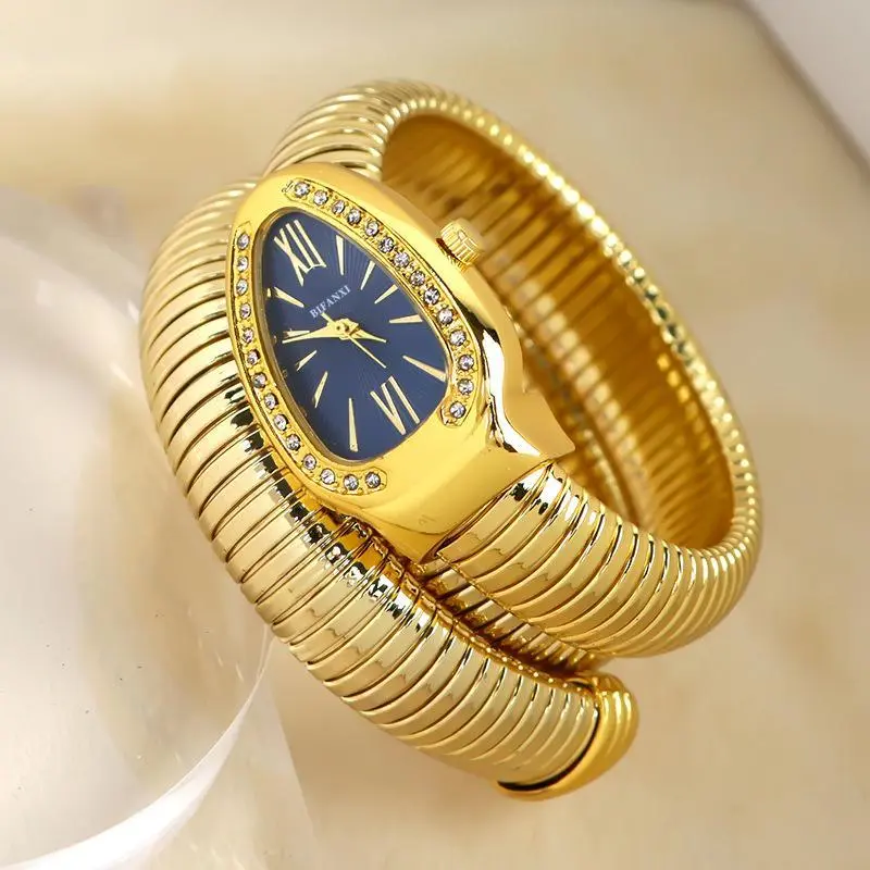 Golden+ blue dial
