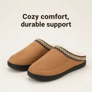Couple's Indoor Slippers with Memory Foam Padding & Anti-Slip Sole - Cozy Comfort, Durable Support, Perfect Gift for Family & Friends