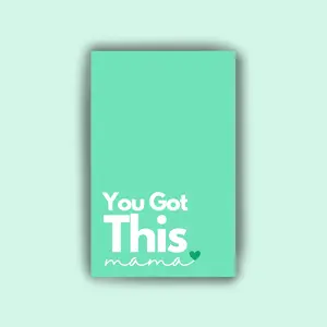 You Got This Mama Journal - Pregnancy & Postpartum Journal (Green)