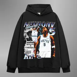 anthony-edwards-hoodie-v4 - Vintage Hoodie,Sweatshirt