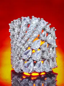 1 PC Luxury Cubic Zirconia Ring For Women For Wedding Engagement Anniversary Party Jewelry Valentine's Day Gift Wedding Rings