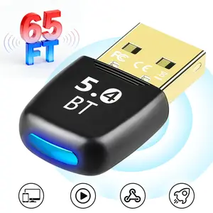 Bluetooth Adapter for Desktop PC: Plug & Play 5.4 USB Dongle Receiver & Transmitter for Laptop Computer Compatible with BT Headphones Keyboard Mouse Only Windows 11/10/8.1