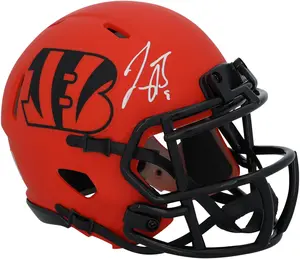 Joe Burrow Cincinnati Bengals Autographed Riddell Rave Speed Mini Helmet - Fanatics Authentic Certified