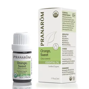 Pranarom Sweet Orange Essential Oil – Bio | Certified Organic Calming & Digestive Support Oil