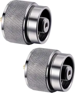 B BRAZIFY Camping Propane Stove Adapter – 1 Lb Tank to EN417 Lindal Valve Outdoor Cylinder