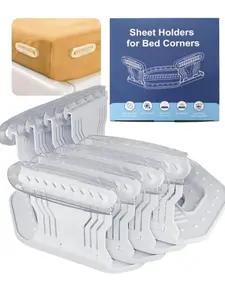 Sheet Holders for Bed Corners Fasteners Keep Sheets Secure Fitted Sheet Holders