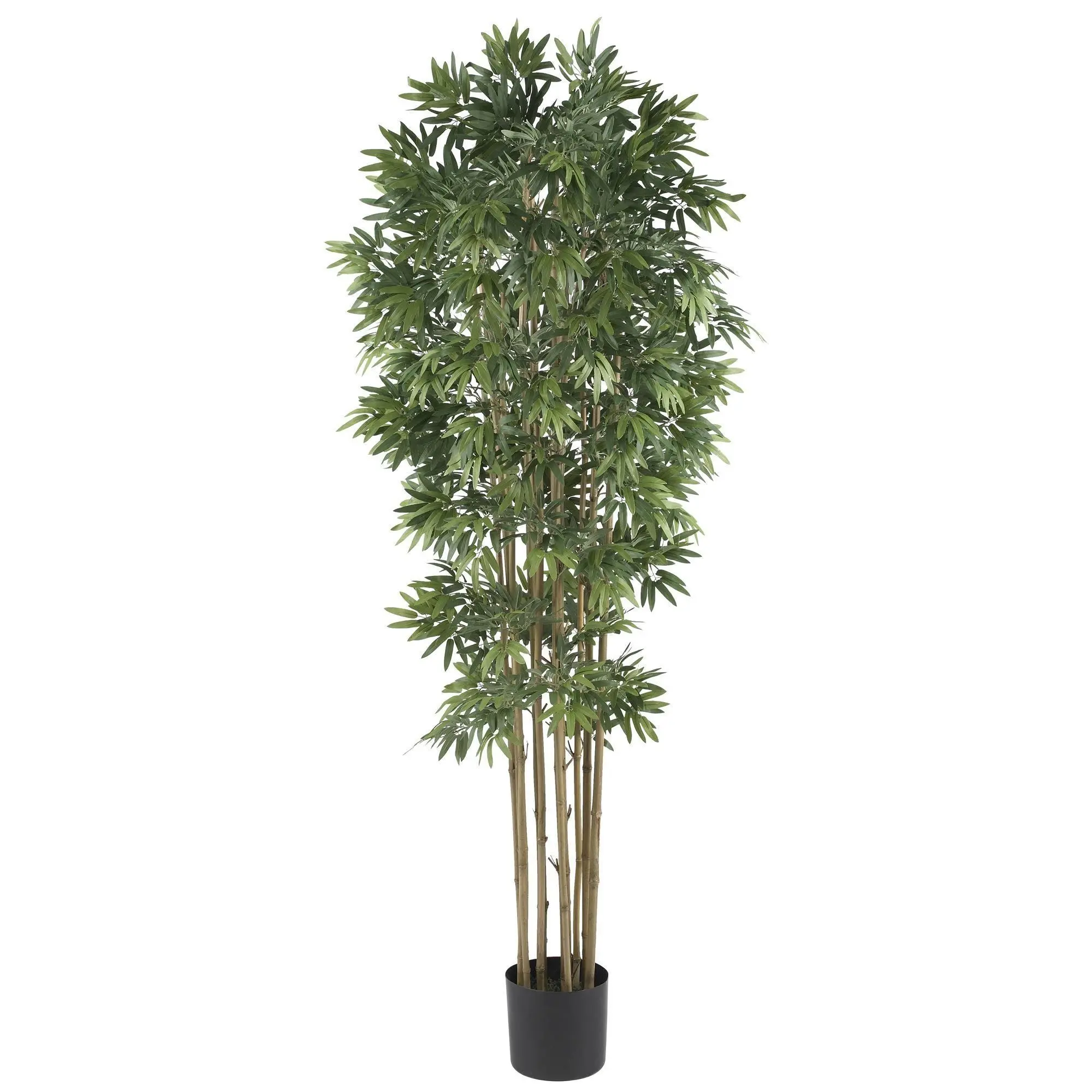 6 ft. Tall Bold Silk Japanica Tree - Vibrant Silk Leaves, Bold Synthetic Bamboo, Potted Home Decor Plants, Potted Indoor Plants for Exotic Indoor Displays (Home & Garden Decor)