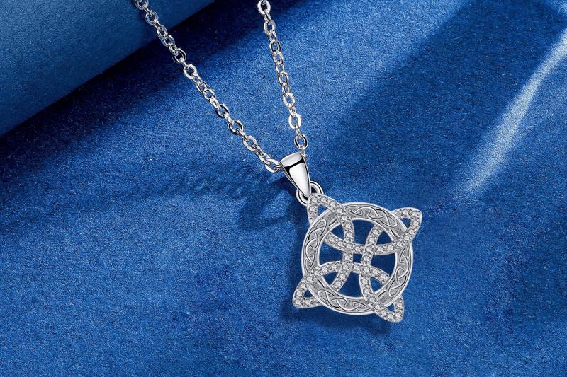 DRINSPER Witches Knot Necklace Hecate Goddess of Witches with Celtic Knot Design Pendant Necklace Goddess Jewlery Tetragrammaton Collar De Amuleto Proteción with Aritificial Gemstone Decor Fashion Jewelry Accessories Gift for Women TikTokShopBlackFriday DRINSPER Witches Knot Necklace Hecate Goddess of Witches with Celtic Knot Design Pendant Necklace Goddess Jewlery Tetragrammaton Collar De Amuleto Proteción with Aritificial Gemstone Decor Fashion Jewelry Accessories Gift for Women TikTokShopBlackFriday