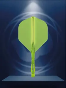 Winmau Fusion Integrated Flight & Shaft Fluoro Yellow Short