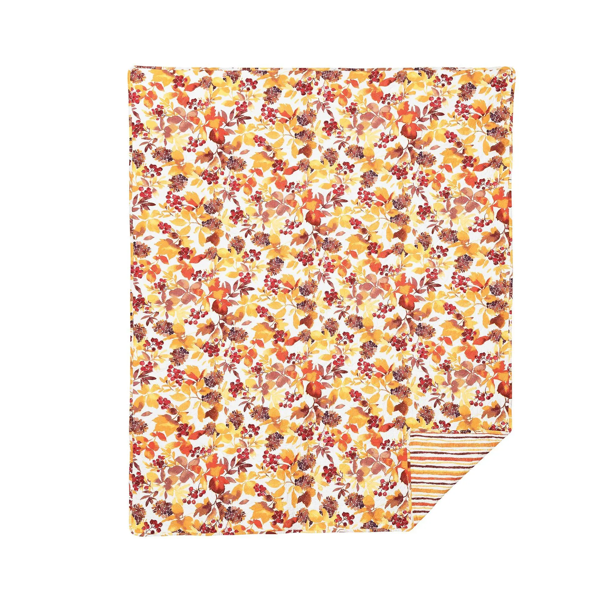 Cordelia Quilted 48" x 60" Throw Blanket by Valerie