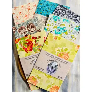 Large Beeswax Wrap- Floral