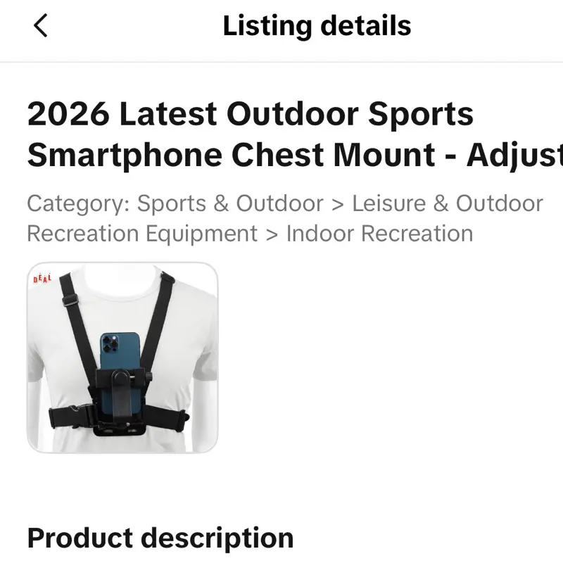 Chest mount