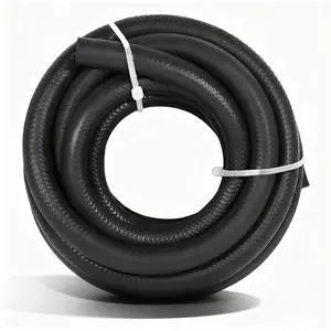 5/8 Transmission Oil Cooler Hose - J1532 Power Steering Hose 5 FT, Ideal for Fuel, Hydraulic, and Power Steering 300PSI High Pressure