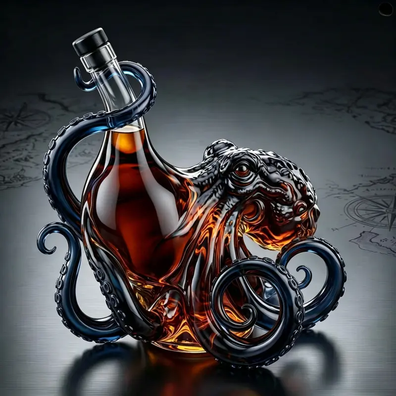 Creative Ford Mustang Whiskey Decanter Glass Bottle Car Shape