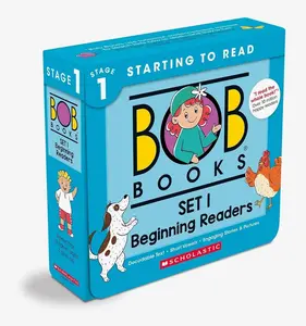 Bob Books - Set 1: Beginning Readers Box Set | Phonics, Ages 4 and up, Kindergarten (Stage 1: Starting to Read)   Paperback – May 1, 2006