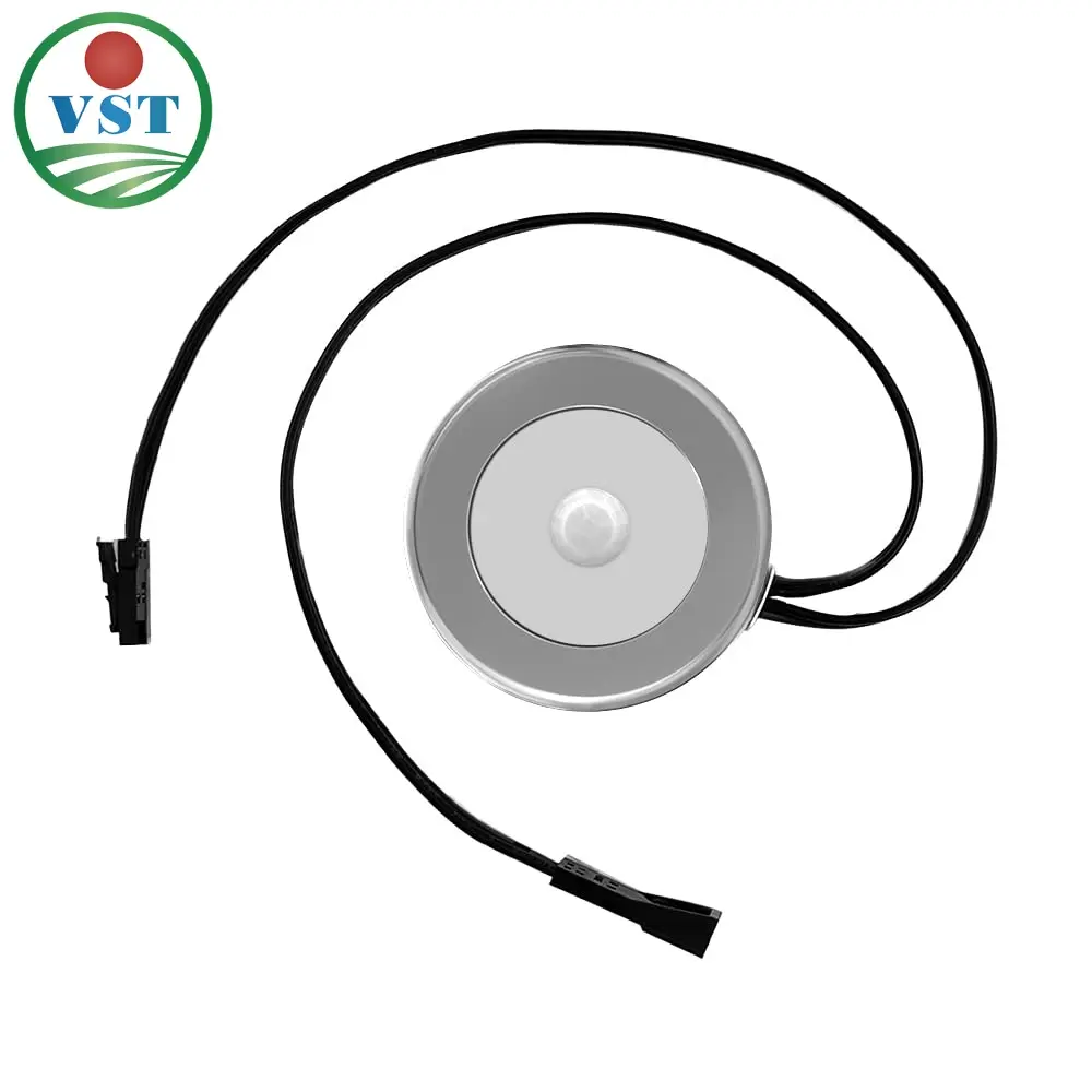 VST Motion Sensor Light Switch, IR Sensor, Led Light Automatic Door Switch for Closet Light Under Cabinets Counters Wardrobes with 12V JST Male and Female Connector (DC 12/24V)