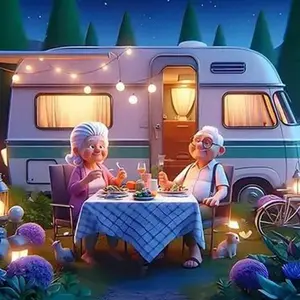 Cartoon Couple Pattern DIY Diamond Arts Colorful Painting Kit without Frame, DIY 5D Diamond Arts Colorful Painting Kit, Wall Art Decor for Home