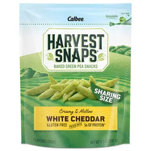 Harvest Snaps White Cheddar Baked Red Lentil Sharing Size 8.5oz- 8.5oz