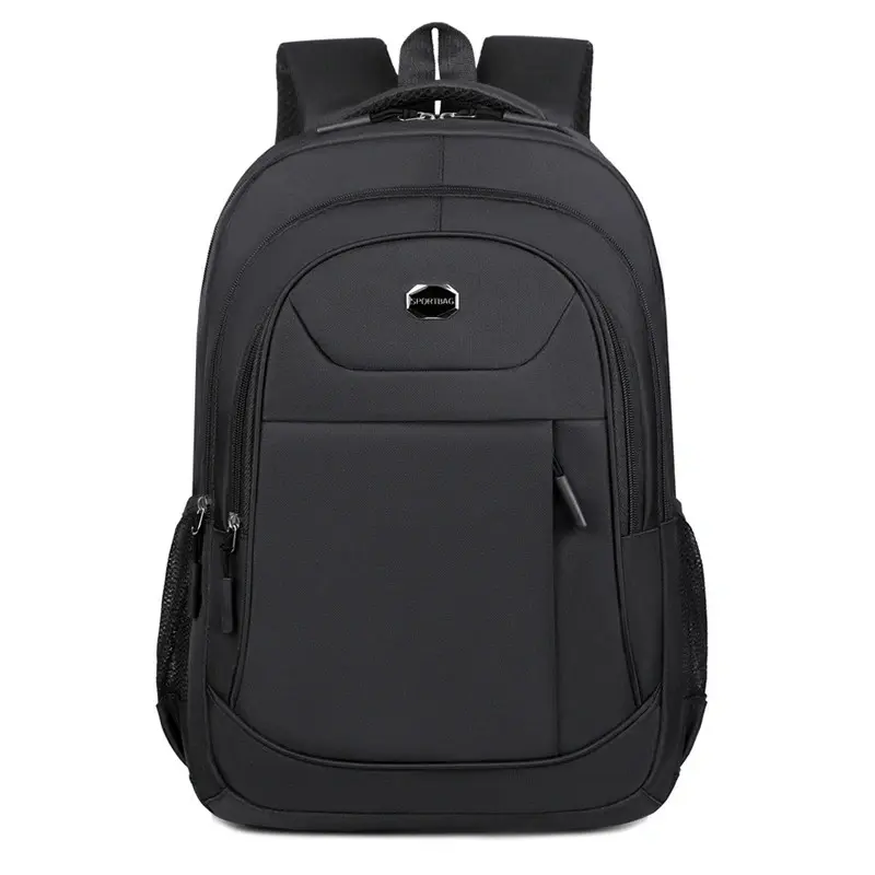 Classic laptop backpack, with 15-inch laptop inner bag - large computer bag backpack, with 2 compartments, ergonomic shoulder straps, black, bag, student backpack, high school student backpack