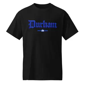 Durham, NC Gothic T-Shirt - Black