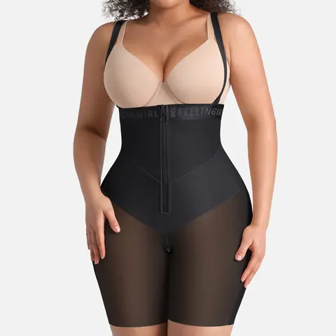 FeelinGirl FeelVibe V-shaped Shorts Shapewear for Women Plus Size Butt Lifting Bodysuit