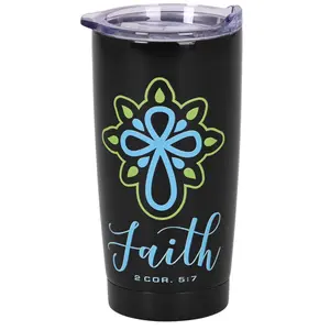 Dicksons SSTUMB-137 Tumbler Cross For We Live By Faith 20 Oz