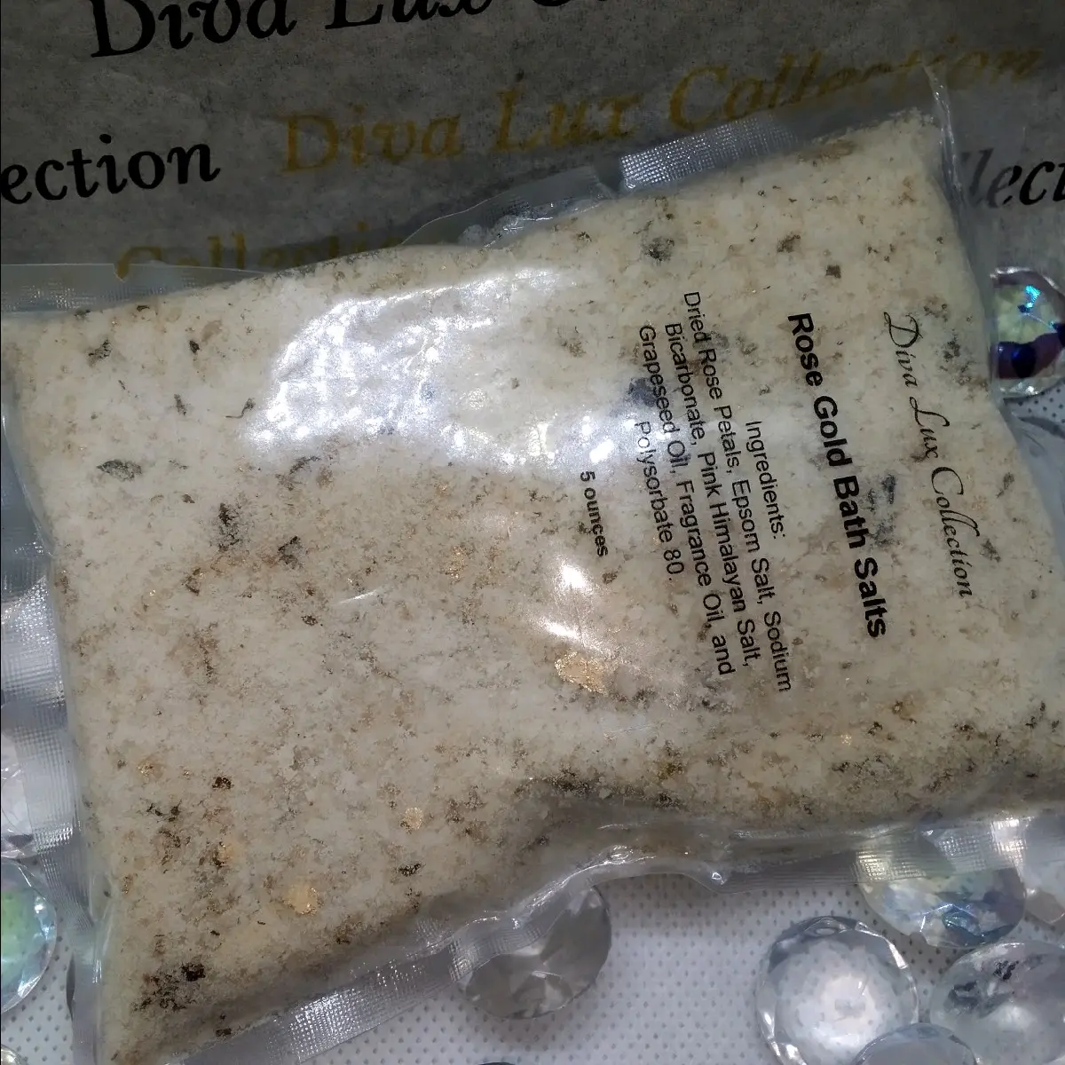 Rose Gold Luxury Bath Salts