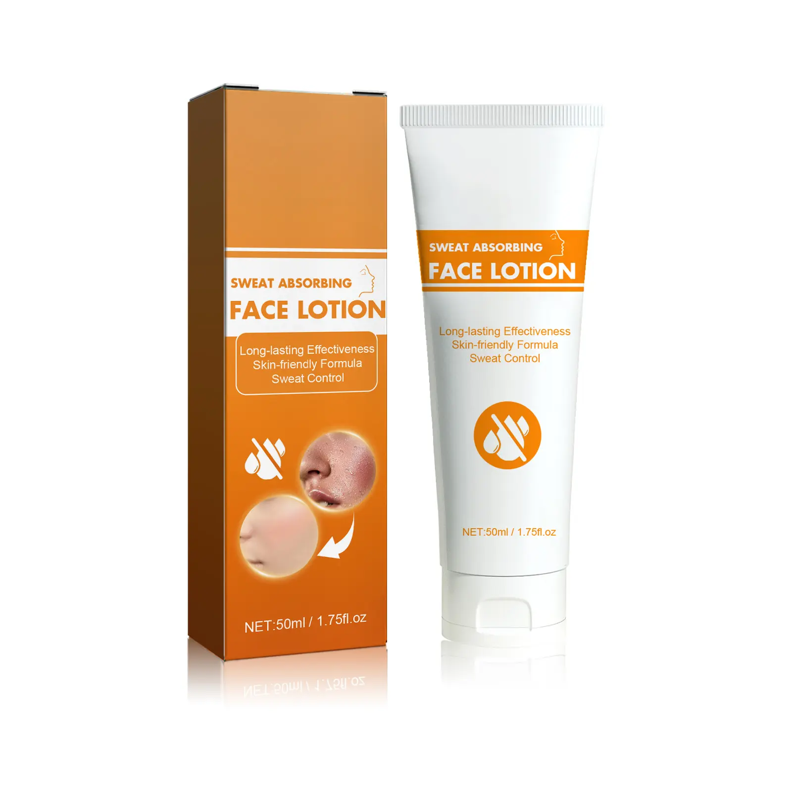 Face Antiperspirant, Face Sweat Blocker, Discourage Sweat, Lotion for Cheek, Body, Forehead, and Scalp Dry, Excessive Hyperhidrosis, Oily Skin Control