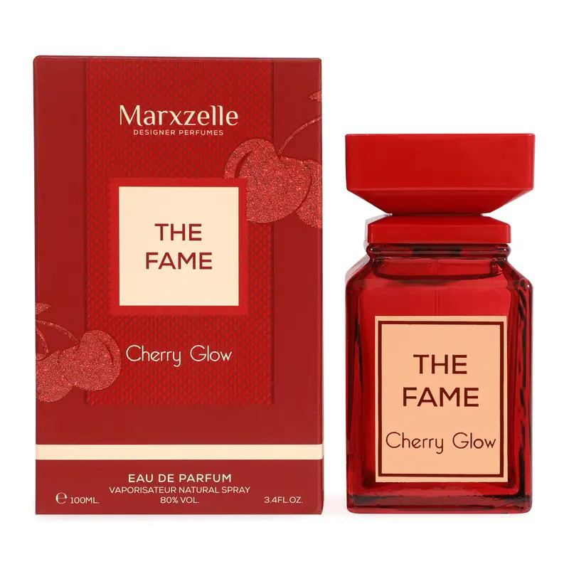 Marxzelle Designer Perfumes The Fame Cherry Glow Eau De Parfum Vaporisateur Natural Spray 100Ml 3.4fl.oz.