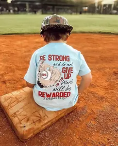 Be Strong And Do Not Give Up Youth and Adult T-shirt, baseball shirt, toddler clothes, Baseball Stuff For Youth, country boy clothing, Game day outfit, Trending tee, Youth Clothing, family shirt, summer outfit, birthday gift