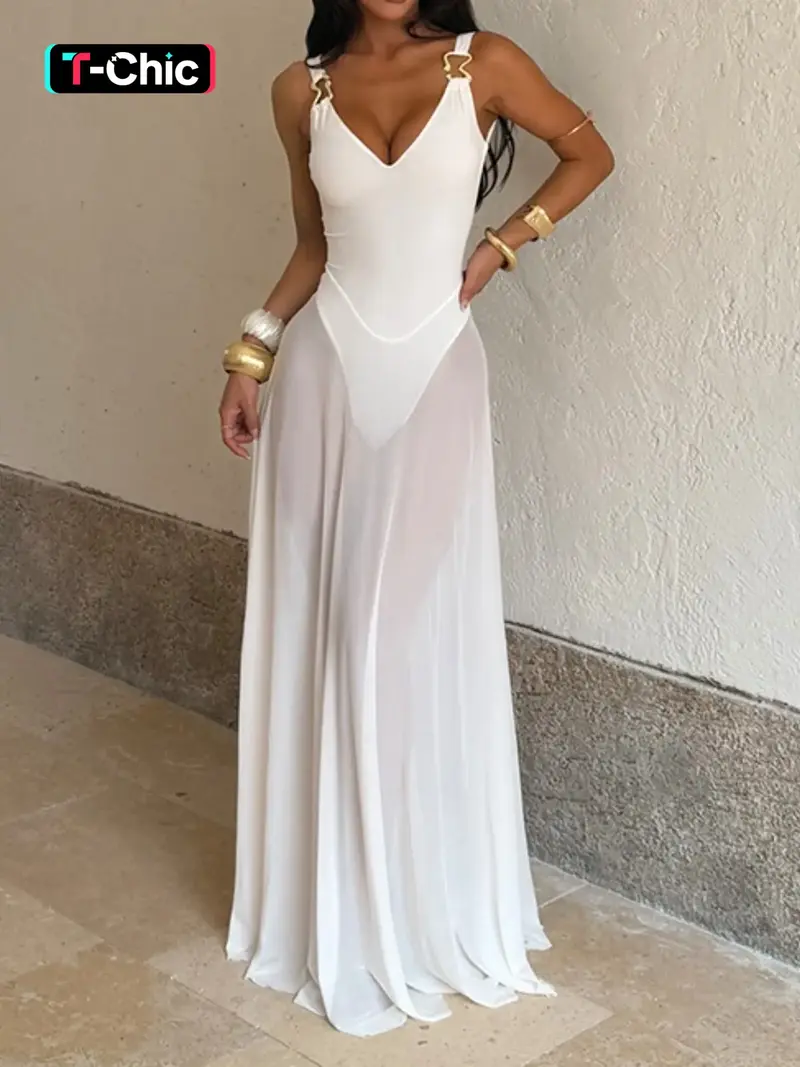 luna satin maxi dress SAU LEE Luna Satin Gown, Frost Blue