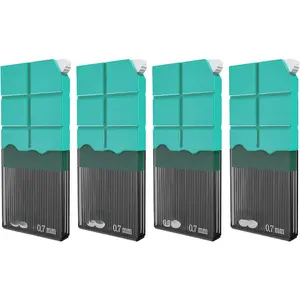 - 0.7 Millimeter Lead Refills for Mechanical cils, 2B, 4 Pack, 480 count, 0.7 Lead Refills