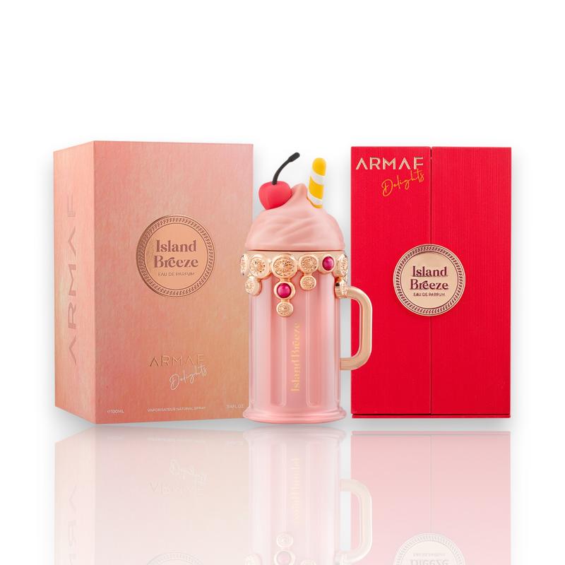Armaf | Delights | Island Bliss + Island Breeze + Yum Yum | Eau De Parfum | Unisex Fragrance | 100 ML | Peach - Wild Berries & Rose |