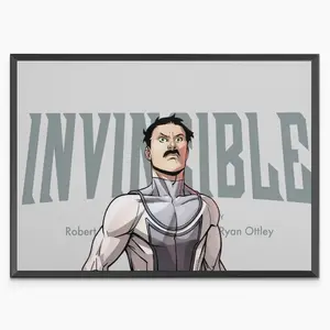Invincible Poster Mark Grayson Comic Art Print, Superhero Wall Decor for Bedroom Game Room Office Aesthetic, Universe Variant Gift for Teens Fans