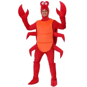 Men's Plus Size Crab Costume