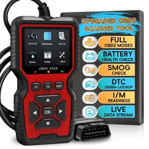 Professional Obd2 Scanner, Obdii Diagnostic Code Reader Tool, Engine Light Check, Read/clear Codes, Voltage Test, Auto Diagnostics for Cars Since 1996, Automotive Scan Tool