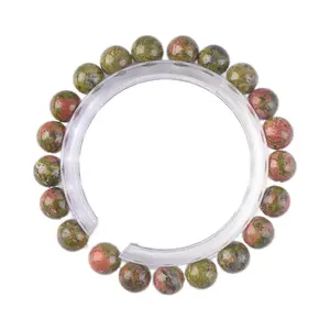 Unakite The Beauty of the Forest Fashion bracelets Handmade bracelets Versatile bracelet fashion item