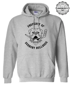 Property Of Sudbury Bulldogs Hoody Long Sleeve Sweatshirts Hoodies for Men Women