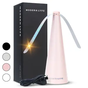 Modern Lyfe Fly Fan - Keeps flies off food (Pink)