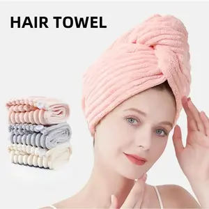 Women's Quick-Dry Hair Drying Cap, Soft Absorbent Hair Turban Towel, No Blow Dryer Needed, Fast Draining Design, Ideal for Daily Use