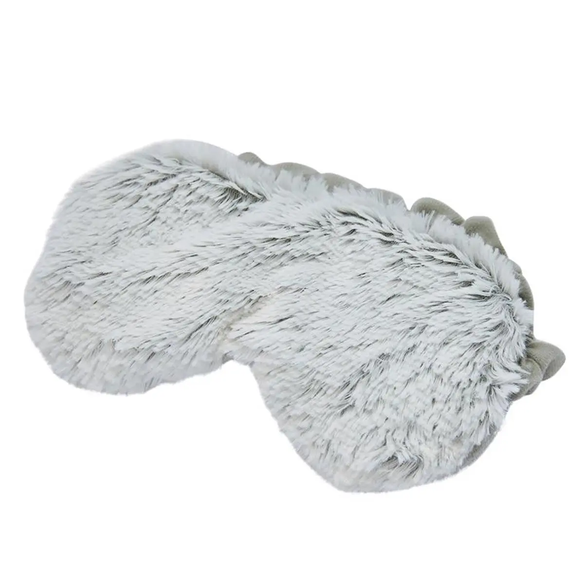 Warmies Gray Microwavable Heatable Dog & Cat Eye Mask - Lightweight Solid French Lavender-Scented Marshmallow, Soothing Eye Care Sleep Aid, Gentle Warmth for Grooming, Freezable Rejuvenation, 4h x 2w x 8.5l in. Pet Grooming Accessory, 4 H X 2 W X 8.5 L In
