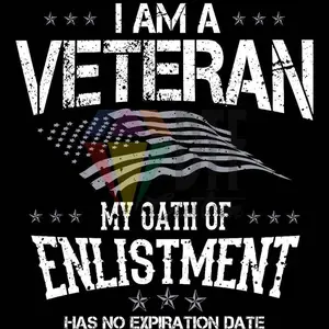 IM A VETERAN, DTF Transfer, 12X12