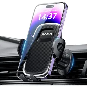 Phone Mount for Car Vent [Upgraded Stable Clamp] Phone Holders for Your Car,Hands-Free Air Vent Cell Phone Car Mount Fit All Phones