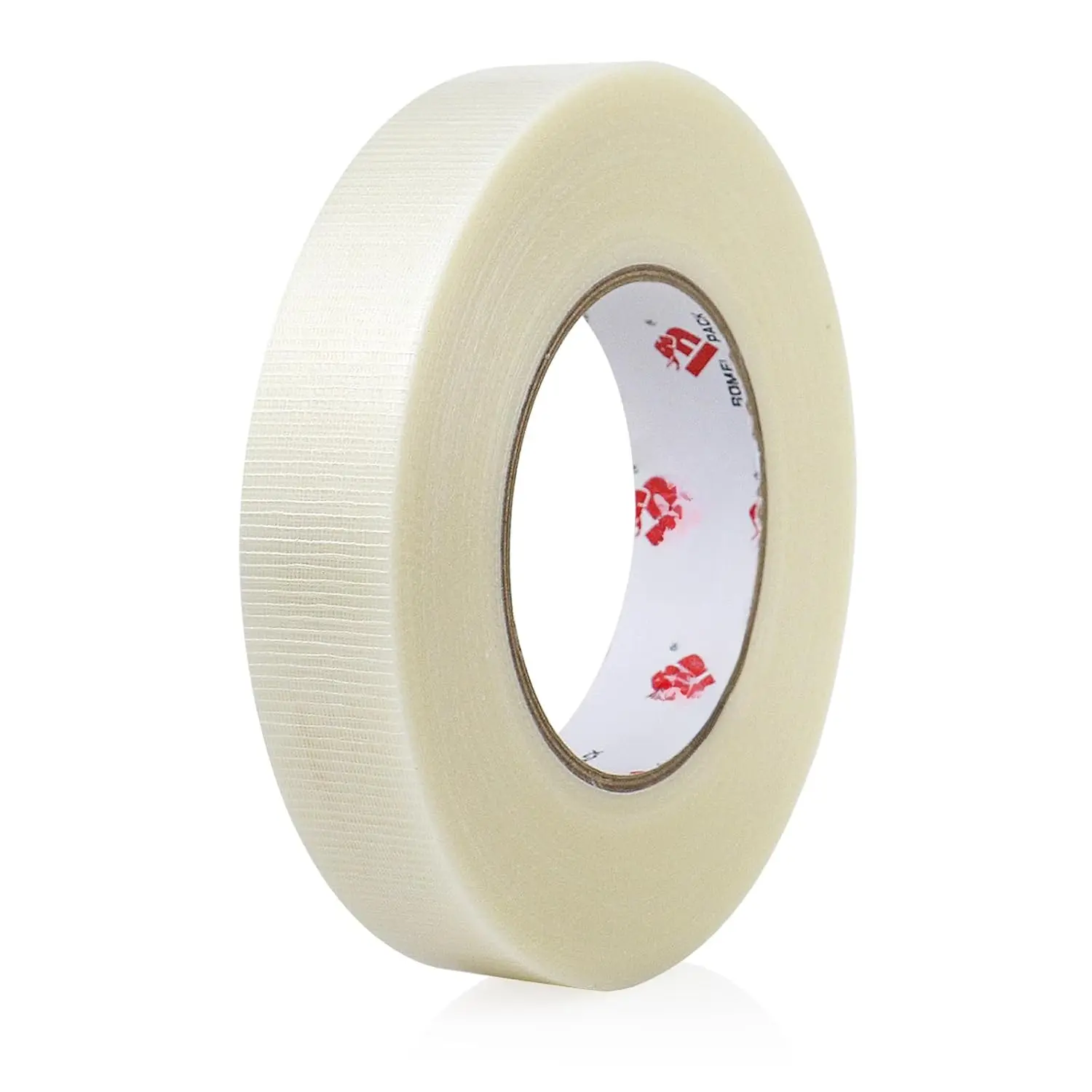 Clear Duct Tape 1 Inch,Heavy Duty Transparent Duct Tape,1 Inch x 60 Yards,Clear Strapping Tape,Reinforce Fiber Tape,,Flexible and  by Hand for  & Improvement
